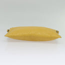 BURBERRY Chain Shoulder Bag Leather Yellow gold Auth bs29330-10