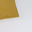 BURBERRY Chain Shoulder Bag Leather Yellow gold Auth bs29330-14