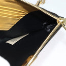 BURBERRY Chain Shoulder Bag Leather Yellow gold Auth bs29330-18