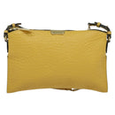 BURBERRY Chain Shoulder Bag Leather Yellow gold Auth bs29330-2