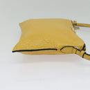 BURBERRY Chain Shoulder Bag Leather Yellow gold Auth bs29330-5