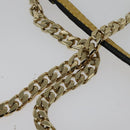 BURBERRY Chain Shoulder Bag Leather Yellow gold Auth bs29330-9