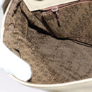 SAINT LAURENT Shoulder Bag Leather Beige Gold Auth bs29334-19