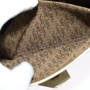 SAINT LAURENT Shoulder Bag Leather Beige Gold Auth bs29334-21