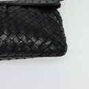 BALLY Shoulder Bag Leather Black Gold Auth bs29341-14