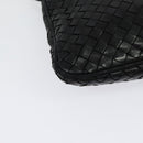 BALLY Shoulder Bag Leather Black Gold Auth bs29341-15