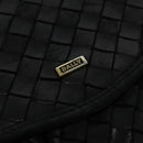 BALLY Shoulder Bag Leather Black Gold Auth bs29341-17