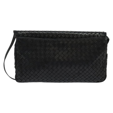 BALLY Shoulder Bag Leather Black Gold Auth bs29341 - 0