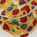 CHANEL Tote Bag Canvas Yellow Gold CC Auth bs29342-10