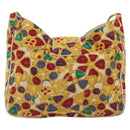 CHANEL Tote Bag Canvas Yellow Gold CC Auth bs29342-3