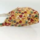 CHANEL Tote Bag Canvas Yellow Gold CC Auth bs29342-5