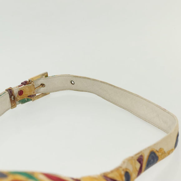 CHANEL Tote Bag Canvas Yellow Gold CC Auth bs29342