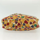 CHANEL Tote Bag Canvas Yellow Gold CC Auth bs29342-9