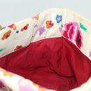 CHANEL Tote Bag Canvas White Gold CC Auth bs29343-19