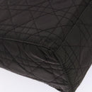 Christian Dior Canage Hand Bag Nylon Khaki Purple Silver Auth bs29344-13