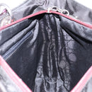 Christian Dior Canage Hand Bag Nylon Khaki Purple Silver Auth bs29344-18