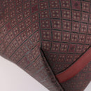 BALENCIAGA Boston Bag Canvas Red Gold Auth bs29348-13