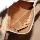 GUCCI GG Plus Supreme Shoulder Bag PVC Leather Beige Gold Auth bs29350-12