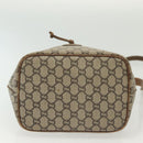 GUCCI GG Plus Supreme Shoulder Bag PVC Leather Beige Gold Auth bs29350-5