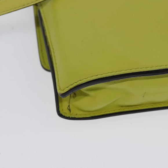 GUCCI Shoulder Wallet Leather Yellow Gold 369664 Auth bs29351