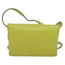 GUCCI Shoulder Wallet Leather Yellow Gold 369664 Auth bs29351-2