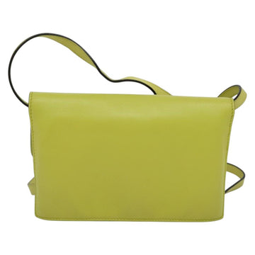 GUCCI Shoulder Wallet Leather Yellow Gold 369664 Auth bs29351 - 0