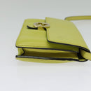 GUCCI Shoulder Wallet Leather Yellow Gold 369664 Auth bs29351-4