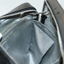 CHANEL Mademoiselle Chain Bag Patent leather Black Silver CC Auth bs29353-18