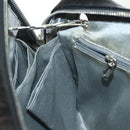 CHANEL Mademoiselle Chain Bag Patent leather Black Silver CC Auth bs29353-22