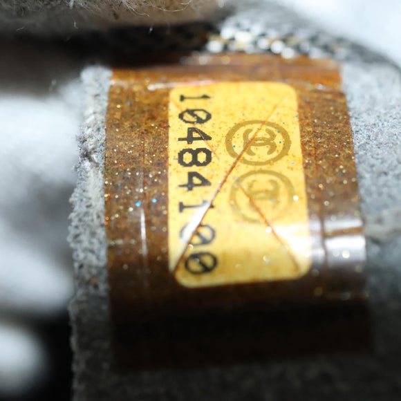 CHANEL Mademoiselle Chain Bag Patent leather Black Silver CC Auth bs29353