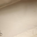 CHANEL Paris Biarritz Shoulder Bag Coated Canvas Beige Silver CC Auth bs29354-10