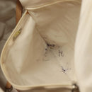 CHANEL Paris Biarritz Shoulder Bag Coated Canvas Beige Silver CC Auth bs29354-11