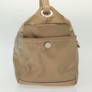 CHANEL Paris Biarritz Shoulder Bag Coated Canvas Beige Silver CC Auth bs29354-6