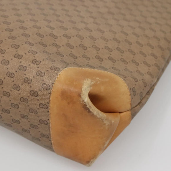 GUCCI Micro GG Supreme Web Sherry Line Bag PVC Beige 002 904 0222 Auth bs29355