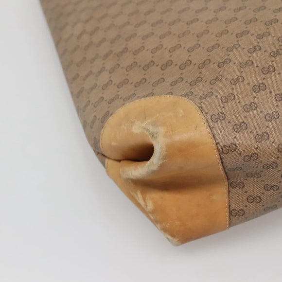 GUCCI Micro GG Supreme Web Sherry Line Bag PVC Beige 002 904 0222 Auth bs29355