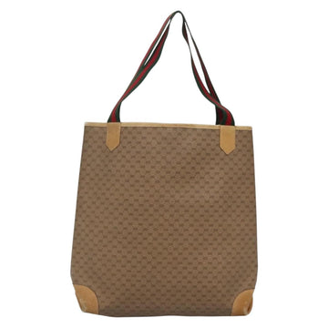 GUCCI Micro GG Supreme Web Sherry Line Bag PVC Beige 002 904 0222 Auth bs29355 - 0