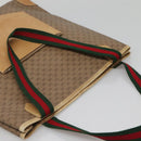 GUCCI Micro GG Supreme Web Sherry Line Bag PVC Beige 002 904 0222 Auth bs29355-6