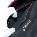 CHANEL Chain Shoulder Bag cotton Bordeaux Gold CC Auth bs29357V-26