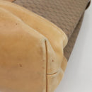 GUCCI Micro GG Supreme Tote Bag PVC Beige Gold Auth bs29359-12