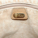 GUCCI Micro GG Supreme Tote Bag PVC Beige Gold Auth bs29359-16