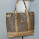 GUCCI Micro GG Supreme Tote Bag PVC Beige Gold Auth bs29359-23