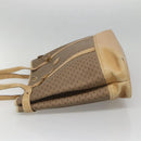 GUCCI Micro GG Supreme Tote Bag PVC Beige Gold Auth bs29359-4
