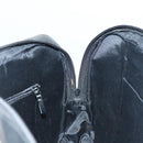 BURBERRY Hand Bag Leather nylon Black Beige Silver Auth bs29360-19