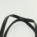 BURBERRY Hand Bag Leather nylon Black Beige Silver Auth bs29360-9