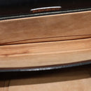 SAINT LAURENT Shoulder Bag Leather Black Gold Auth bs29361-11