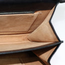 SAINT LAURENT Shoulder Bag Leather Black Gold Auth bs29361-18