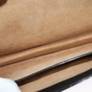 SAINT LAURENT Shoulder Bag Leather Black Gold Auth bs29361-20