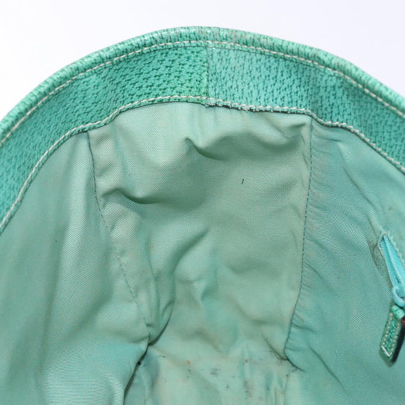 GUCCI GG Canvas Hand Bag Beige Green 113019 Auth bs29362