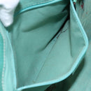 GUCCI GG Canvas Hand Bag Beige Green 113019 Auth bs29362-21