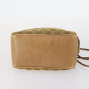 GUCCI GG Canvas Supreme Web Sherry Line Bag Leather PVC 6Set Beige Auth bs29365-15